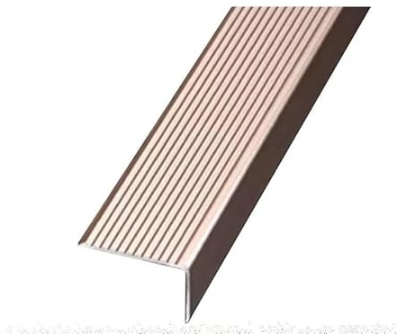 LShape - Protezione antiscivolo per gradini in legno e cemento, 3 x 120 cm, colore: viola, sicura per uso domestico e esterno