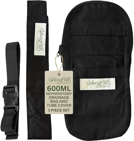 Nephrostomy Tube and Drainage Bag Cover (Black)