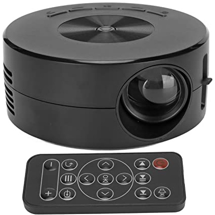 PUSOKEI Telefonprojektor, -Projektor, Tragbarer Projektor mit Klarem Ton, Gleiche Bildschirmfunktion, LED-Pico-Videoprojektor für Heimkinofilme, Maximale Auflösung 1920 X 1080