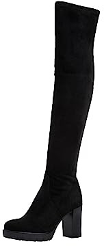 Tamaris Overknee 1-25630-41 smal, svart, 41 EU