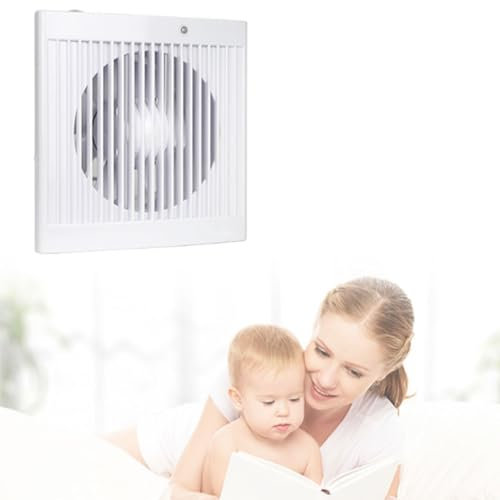 BETAM Extractor De Aire 150Mm,Extractor Baño Silencioso con Luz Indicadora,210 M³/H Ventilador Extractor,para Cocina,Invernadero, Garaje,Oficina Rejillas Dextractor,Bajo Consumo