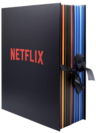 YuMe 15309 - Netflix Gift Box, calendrier de l'Avent avec effet sonore, à partir de 16 ans, 24 surprises de 7 séries populaires de Netflix