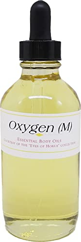 TCEShop Oxygen - Type L For Men Scented Body Oil Fragrance [Glass Dropper Top - Clear - 4 oz.] - ID#36911