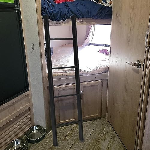 SZITW Échelles superposées pour Camping-Cars, échelles de lit intérieures Peu encombrantes avec Crochets et Coussinets en Caoutchouc, échelle Amovible idéale pour Les caravanes de Voyage H H