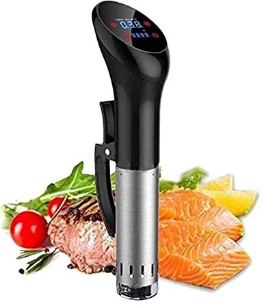 7LiuYueFei6 Cuiseur sous Vide, thermoplongeur à Chauffage Rapide, cuiseur précis avec contrôle précis de la température et du Temps, étanchéité IPX7, 1000 W, Noir