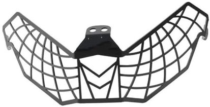 PARUAMKRV Soporte Navegaci para TRK702X para TRK702 X para TRK 702X 702 X 2023 2024 Protector Faro Motocicleta Rejilla Protección Malla Metal Negro
