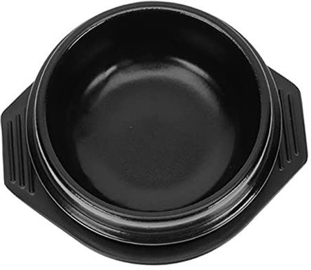 CIYODO Korean Ceramic Casserole Korean Stone Pot Heat-resistant Ceramic Stew Pot for Home Kitchen Stove Cooking Tray