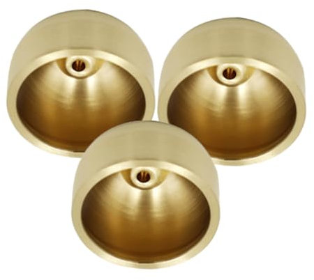 Hemobllo 3sätze Messing Türglocken Windspiel Zubehör Dekorative Hängende Glöckchen Für Eingangsbereiche Ersatzteile Mit Elegantem Design Langlebige Kupfermaterialien