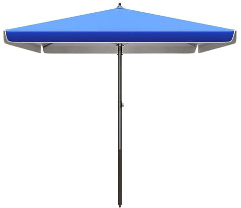 Parasol de Jardín Rectangular, Altura Ajustable, con Bolsa de Transporte, Parasol de Jardín Rectangular para Terraza, Balcón, Patio y Mercado(Blue,2.2m/7.2ft)
