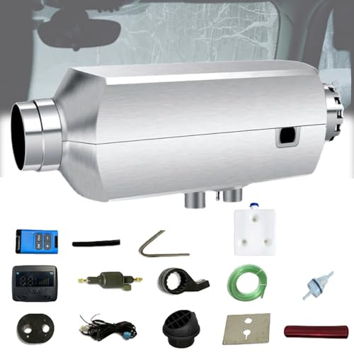 Feiphla Calentador De Aire Diesel 12v 8kw Calentador De Combustible CalefaccióN Estacionaria Calentador Diesel Aire Calentador De Estacionamiento Control Remoto 24V