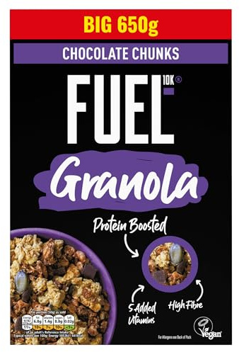 FUEL10K Chocolate Chunks Granola, 650 g (Pack of 1)