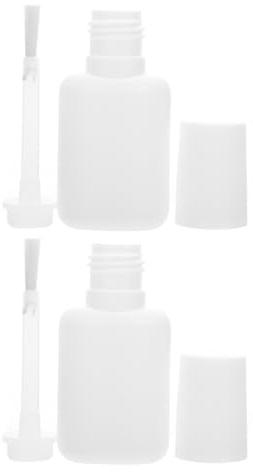 Generic 11 St Delars Nagellacksflaskor Plastbehållare med Skruvlock för Nagellim och Nagelolja Genomskinliga Återanvändbara Burkar för Nagelgel och Nagelvård för Påfyllning och Resor