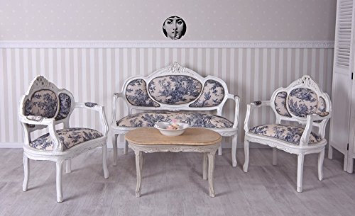 Sofagarnitur Sitzgruppe Barock Sofa Sessel Couchtisch Couchgarnitur cat499k33 Palazzo Exklusiv