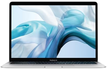 2019 Apple MacBook Air with 1.6GHz Intel Core i5 (13-inch, 8GB RAM, 128GB SSD) (QWERTY English) Silver (Renewed)