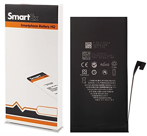Smartex® Batteria compatibile con iPhone 13 | Capacità 3227 mAh | Batteria di Ricambio senza Cicli di Ricarica | 24 Mesi di Garanzia