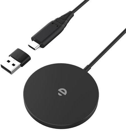 MagSafe Ladegerät für iPhone, Schnelle Kabelloses Laden Schneller als das Original Induktive Ladestation für iPhone 12/13/14/15 Serien und AirPods Magnetic Wireless Charger Pad