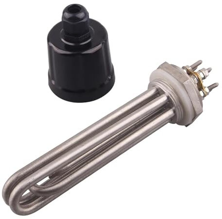 Heating Element Brewing Heating Element With Probe Tube Screw Plug Heater For Water Boiler Immersion Water Heater 220V 380V 3750w (Size : 380V, Color : 3kw)