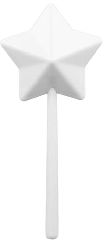 Varita Dispensadora De Sal, Varita Salero Y Pimentero, Barra Dispensadora De Especias En Forma De Pentagrama, Lindo Salero Y Pimentero Recargable Con Agujeros(Blanco)