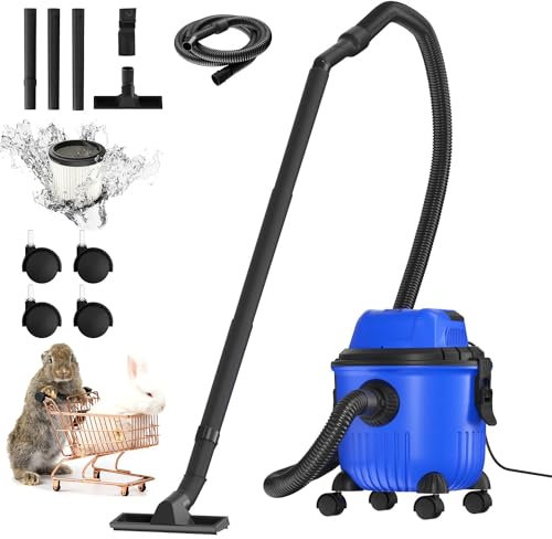JODAIS Aspirateur Sec et Humide de 15 L, aspirateur à Sac 3 en 1 avec Nettoyage et Filtre par souffleur, léger et Portable, aspirateurs puissants pour Baignoire, Tapis et Sol électriques