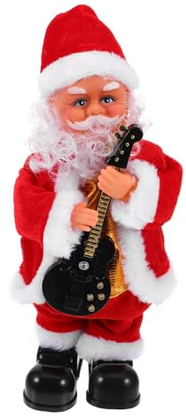 FUNOMOCYA Weihnachtsdekoration Elektrischer Weihnachtsmann Mit Musik Tanzende Figur Für Festliche Anlässe Xmas Party Dekoration Und Geschenkidee Für Familie Und