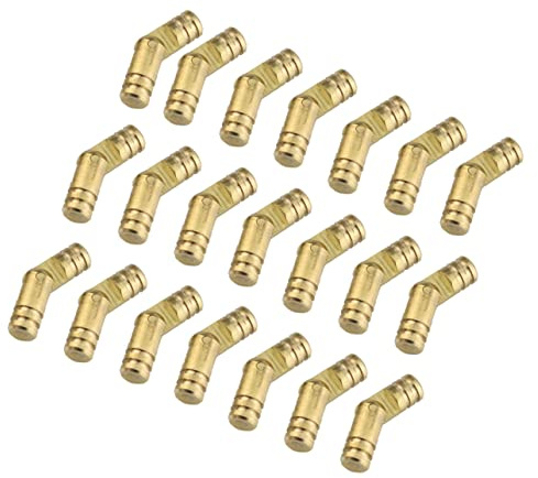 Operitacx 50 Pièces Charnière en laiton charnières de boîtier charnières cylindriques charnière d'armoire d'angle petites artisanales Hinges de porte de l'armoire
