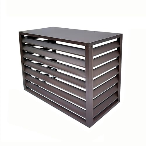 Copertura esterna per condizionatore d'aria e pompa di calore, recinzione in alluminio, per unità esterne, design resistente alle intemperie