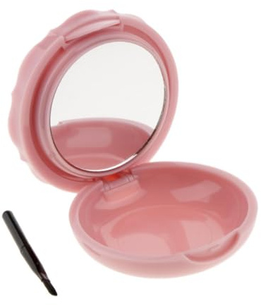 Leere Make-up-Palette, Puder, Lidschatten, Rouge, Lipgloss, DIY-Koffer, Rosa