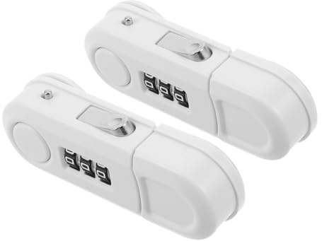 Mikinona 2 Cerraduras Con Contraseña Para Gabinetes Cerraduras Para Puertas De Refrigerador A Prueba De Magnéticas Para Gabinetes Para Puertas A Prueba De