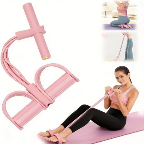 Magtränare för hem, expanderfitness, magträningsutrustning, ryggtränare, sit-up-träningsutrustning, bodybuilding expander, helkroppstränare, sportutrustning för hemmet 52 x 24 cm