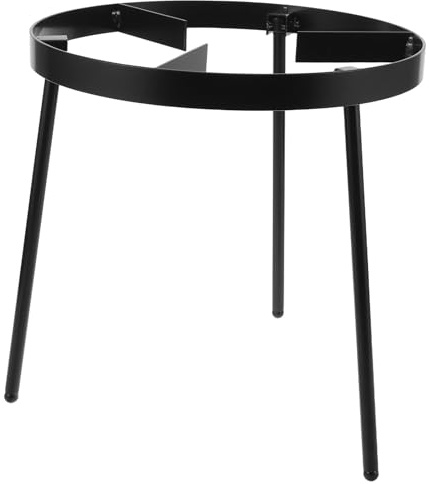 Gogogmee Trépied de Cuisson Fonte Noire pour Feu de Camp Portable et Robuste Support Barbecue Suspendu Facile à Monter Camping et Pique- Plein Air