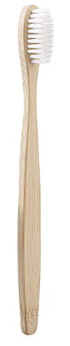 Sonew Bambu Tandborstar Mjuk Skonsam Rengöring för Vuxna och Barn 50-pack Kolinfunderade Tandborsteset med Ergonomiskt Handtag (WHITE)