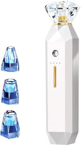 Nettoyeur de pores du visage – 4 puissances d'aspiration avec 3 têtes de buse | Absorbeur de rechargeable pour homme et femme, peau humide et brillante