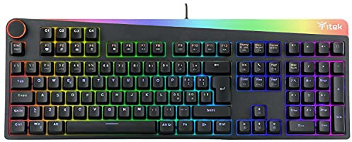 Itek Tastiera Gaming X31 - Meccanica, Switch Blu OUTEMU, RGB, Macro, Software, Special Design