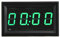 Für Digitale Autouhr-Auto Uhr Digital Elektronische Digital Uhr Armaturenbrett Zeit 4.5-30V LED Elektronische Digitale Leuchtende Autouhr Uhr Zubehör Dekoration für Auto LKW Boote(Grün)