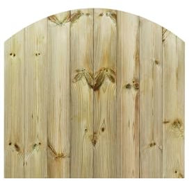 Made to Measure 3ft Wooden Garden Gate, Custom T&G Fully Framed Arch Top Treated Timber Door for Outdoor Pathway Home Access, MAX 90cm High x MAX 90cm Wide