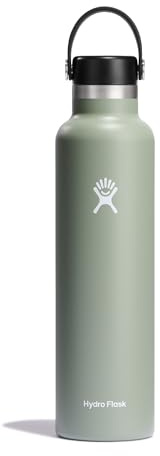 Hydro Flask Water Bottle - Insulated Stainless Steel - Non Spill, Leakproof in 24 Oz Agave Green