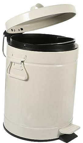 FUNOMOCYA Cestino Per Rifiuti in Metallo Vintage Cestino Per Rifiuti Da Bagno Con e Capienza Adatto Per Cucina Camera Da e Soggiorno