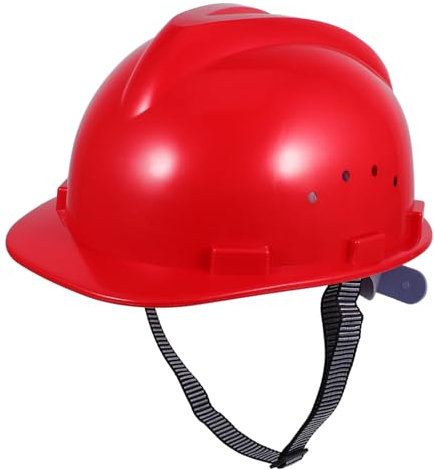 Angoily Baustellenhelm Mit Verdicktem Design Schutzhelm Aus Hdpe-Material Kopfschutzhut Mit Anpassung Für Arbeiter Und Bauunternehmer