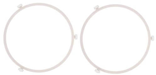 OFFSCH 2pcs Microwave Base Roller Turntable Base 18.9cm Oven Ring Roller Microwave Replacement Parts for Oven Accessories