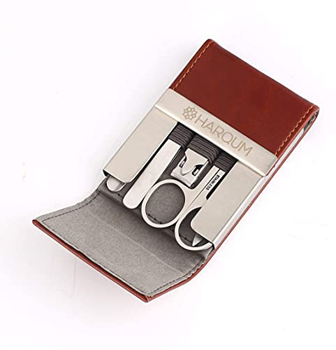 Nail Clipper 5 Piece Manicure Professional set,Small Travel kit,Men & Women,Nail Care Grooming set,Mothers Day Gifts