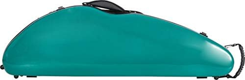 Geigenkoffer Fiberglass 4/4 Safe Flight meergrün M-case + Musiktasche