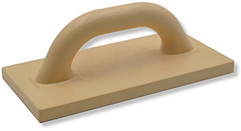 DEWEPRO® PU-Reibebrett 240x120mm - stabiles Kunststoff Putzbrett aus Polyurethan mit fester Griffverbindung