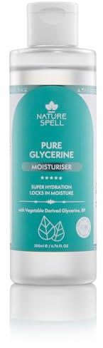 Nature Spell 100% Pure Vegetable Glycerine for Face and Body, Moisturises & Refreshes, For All Skin Types, Vegan, 200ml