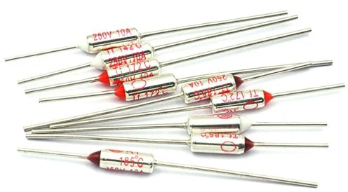 sicherungen Sortiment, 5 stücke TF Thermosicherung RY 10A 15A 250V Temperatur 65c 85c 100c 105c 100c 120c 130c 152c 165c 172c 185c 192c 200c 216c 240c 280c 300c 300c (AMP : 15A, Size : 5PCS)