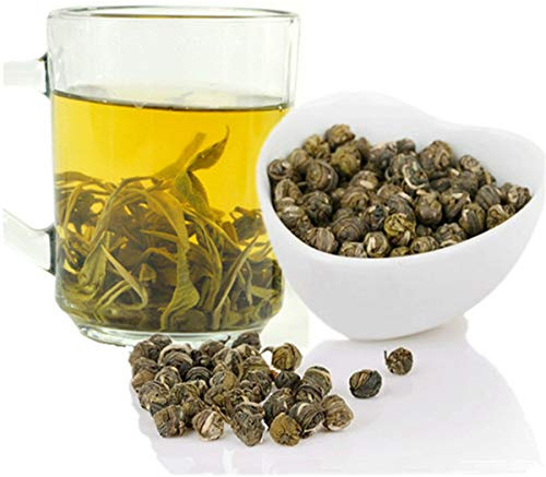 100g Jasminblütentee Premium Jasmine Pearl Dufttee China Kostengünstiger Grüntee Fatburner Chinesischer Tee