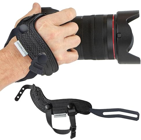 SpiderPro Hand Strap v2 lederfreie Handschlaufe - Graphite (Schwarz)