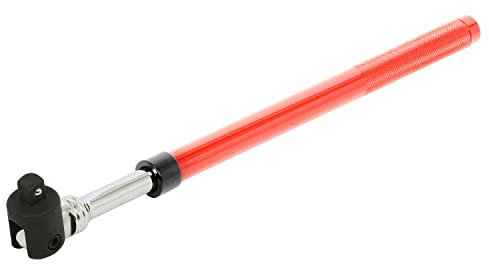ARES 40009 - 1/2 Zoll Antrieb ausziehbar Rot Breaker Bar - 16 Zoll bis 24 Zoll Ausziehbare Länge - Einfache Handhabung Drehverschluss Verstellbares Design