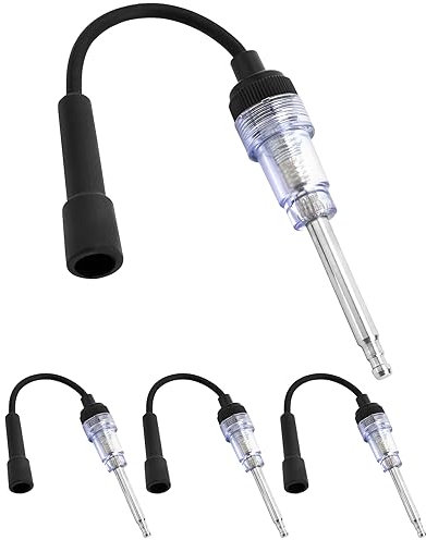 QWORK 4 Stück Zündkerzen Tester, Zündungsprüfer, Automotor Zündsystemtester