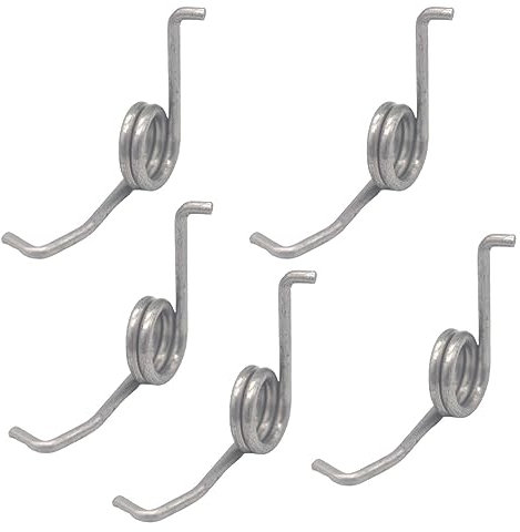 harayaa Angelrute Drop Rad Feder Kleine Torsion Feder Zubehör Bügelfeder Ersatz Reparatur Holzbearbeitung Mehrzweck Reparatur für, 5 Pieces DIY 304