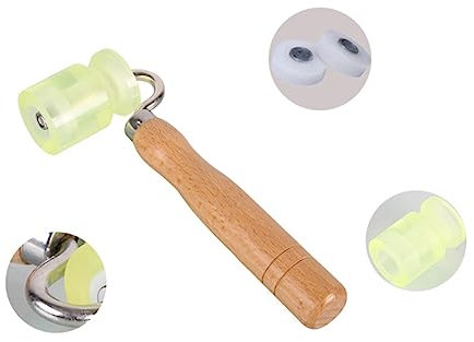 UPKOCH Nagelwalze Für Tapeten Tapezierwerkzeug Nahtflachwalze Holzdruckrad Zum Selbermachen Heimwerker Anwendungen Normalem Dicken Vlies Stoff Folie Materialien